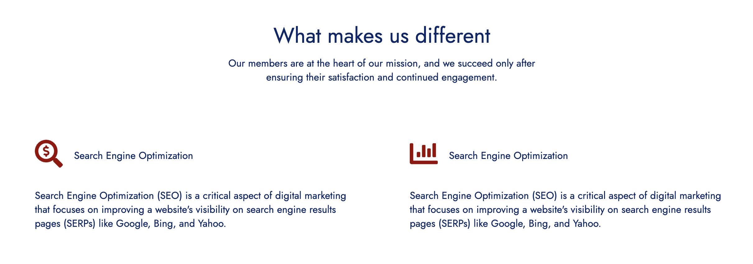 Highlighting Core Features