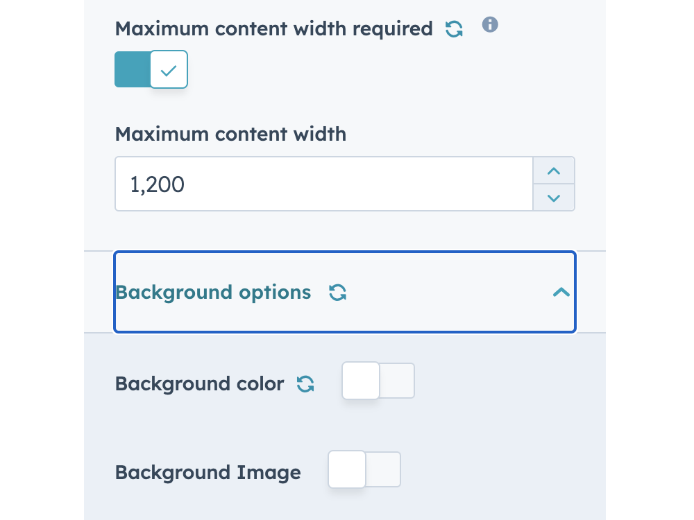 Multiple background options