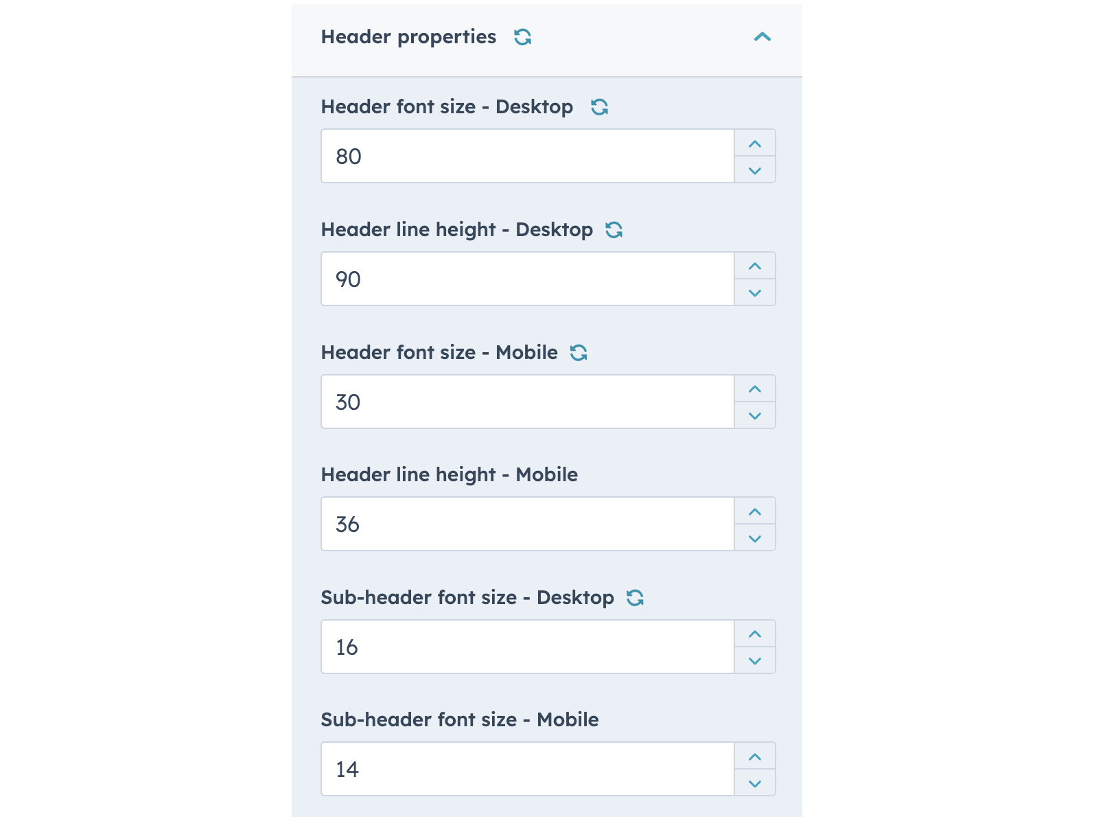 Customization Options